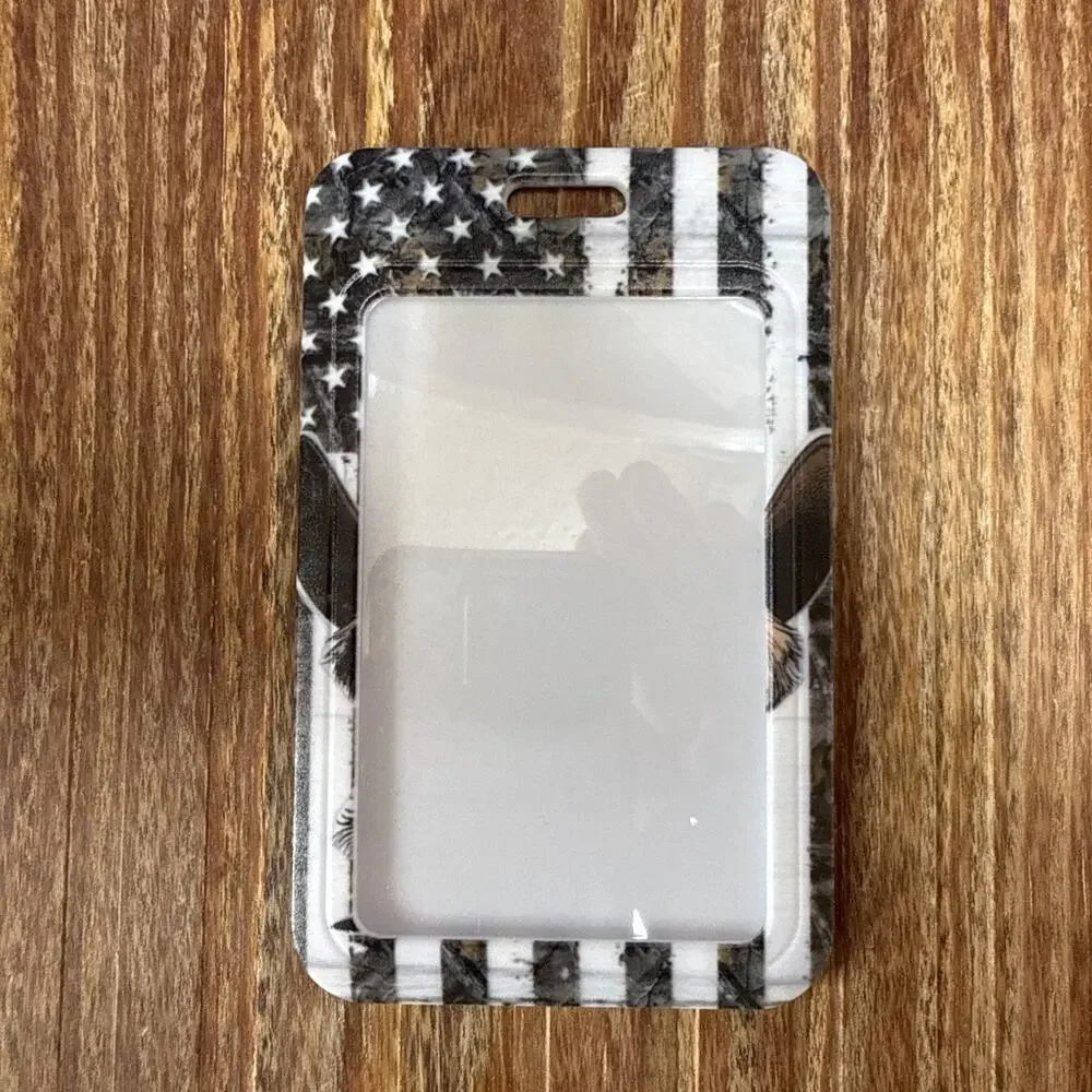 Unbranded plastic badge